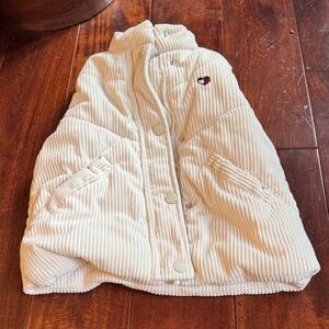 Tommy Hilfiger Kids Cream Corduroy Vest